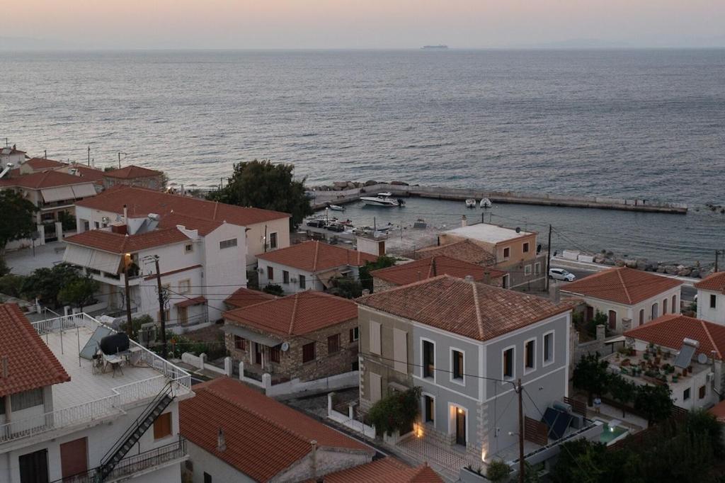 Villa Samos - Renovated Stone Villa With Private Pool- 2 Min From The Sea! Ágios Konstantínos Dış mekan fotoğraf